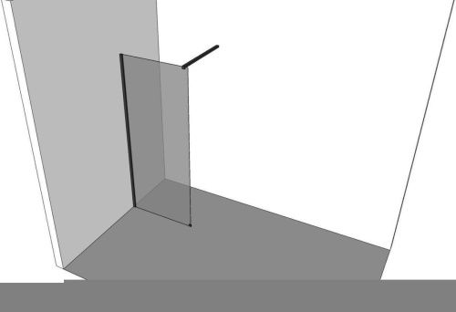 Душевая перегородка Allen Brau Infinity 3.21005.60 80х200 стекло прозрачное профиль медь - фото 2