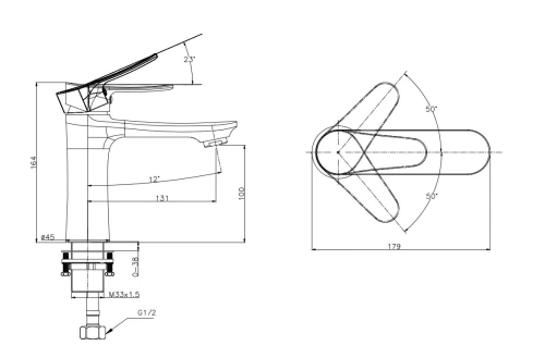 Смеситель Arrow AG4106 на раковину хром - фото 3