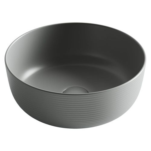 Раковина из сантехнического фарфора Ceramica Nova ELEMENT CN6073MH 40х40 накладная цвет черный без отверстий под смеситель - фото 2