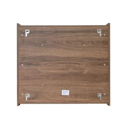 Зеркало-шкаф Comforty Соло 00-00010980CF 90х80 подвесной цвет коричневый - фото 4