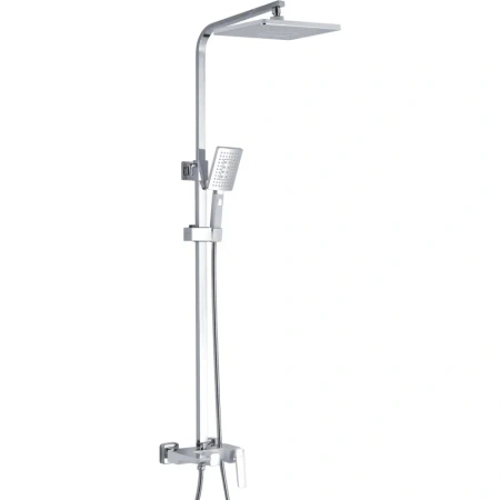 Душевая стойка Rose R1636F настенная цвет белый