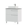 Тумба под раковину Corozo Теона SD-00001512 80х40 напольная цвет белый