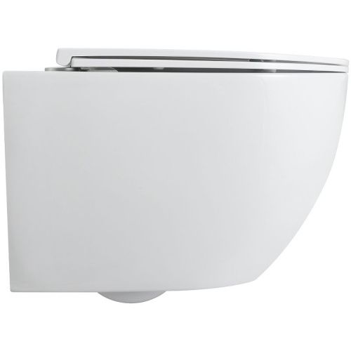 Унитаз подвесной Agger AT07150 белый с сиденьем микролифт смыв торнадо - фото 3