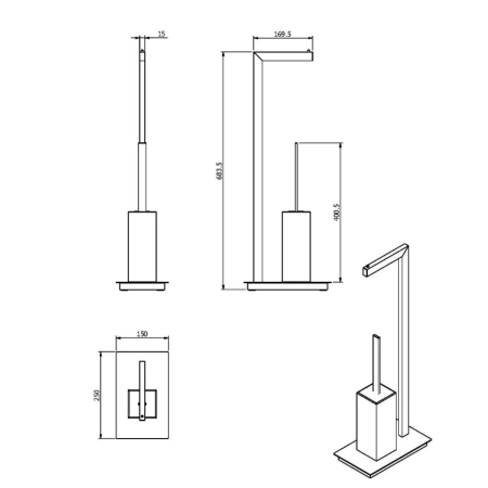 Стойка Langberger ALSTER 70481