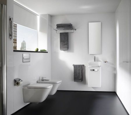 Чаша унитаза подвесная Roca The gap 734647L000 цвет белый без сиденья безободковая смыв торнадо