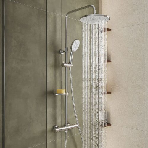 Душевая стойка Milardo Ideal Spa ILSSBTHM89 настенная цвет хром - фото 3