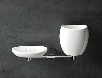 Мыльница + стакан Stil Haus Aria AR14(08-BI)