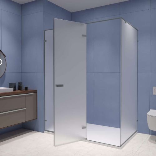 Душевой уголок RGW Stilvoll 353204028-210 120х80 стекло матовое профиль сатин без поддона - фото 2