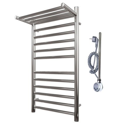 Полотенцесушитель электрический Point Аврора Премиум PN10148SPE 45х80 хром - фото 4