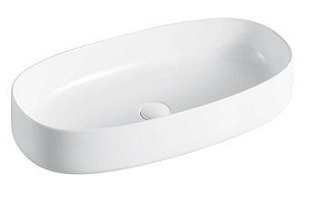 Раковина керамическая Art&Max AM2810A 70х40 накладная цвет белый