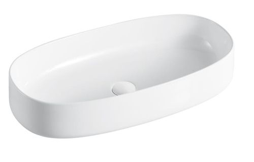 Раковина керамическая Art&Max AM2810A 70х40 накладная цвет белый