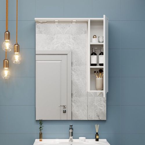 Зеркало-шкаф Onika Моника 207507 80х110 подвесной цвет белый - фото 2