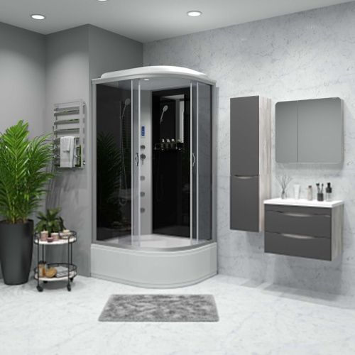 Душевая кабина Niagara Classic 25101434LF 120х80 асимметричная с крышей ориентация левая - фото 3