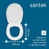 Крышка сиденье для унитаза Santek Бореаль 1WH106915