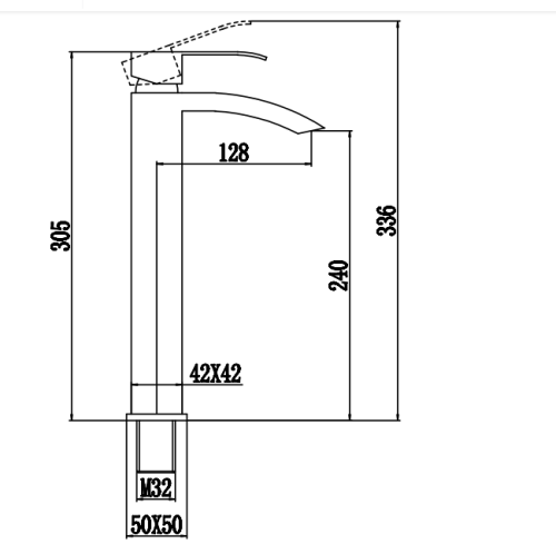 Смеситель Fmark FS8611C на раковину золото - фото 2