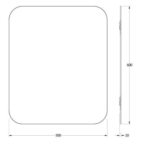 Зеркало Evoform Primary BY 0126 50х60 подвесное - фото 2