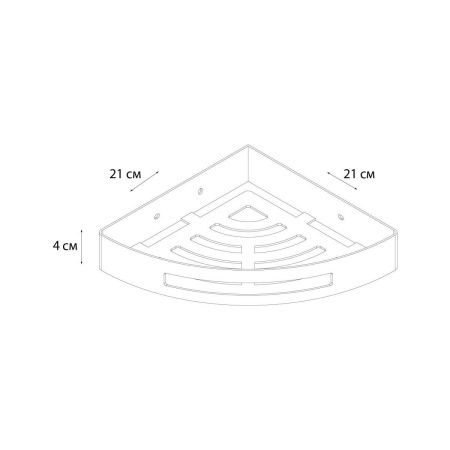 Полка в ванную комнату Fixsen Hotel FX-31003M