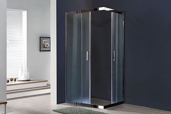 Душевой уголок Royal Bath HPD RB8120HPD-C-CH 120х80 стекло рифленое профиль хром без поддона