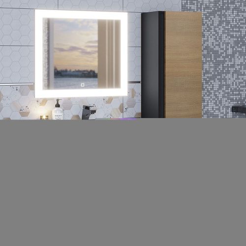 Тумба с раковиной Uperwood Barsa 293020547 70х50 цвет коричневый/черный - фото 2