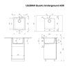 Кухонная мойка Ulgran Quartz Under 400-04 45х45 цвет белый