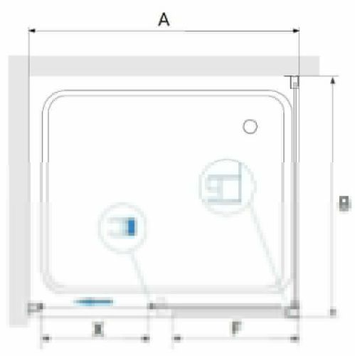 Душевой уголок RGW Passage 35087660-11 160х100 стекло прозрачное профиль хром без поддона - фото 2