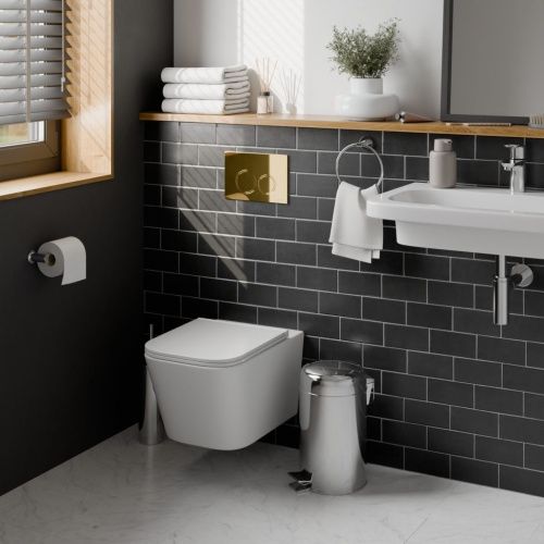 Клавиша смыва механическая Iberica Blanca ESTI-O IB.B082.006.001 цвет желтый - фото 3