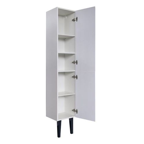 Шкаф-пенал Comforty Империя 00-00014791CF 40х190 напольный цвет белый - фото 4