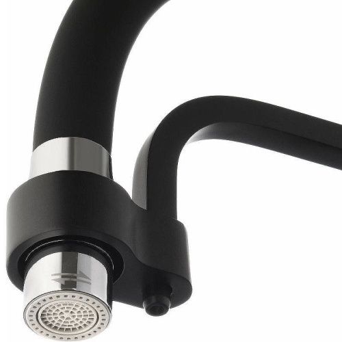 Смеситель для кухни Haiba HB76857 на мойку черный - фото 2