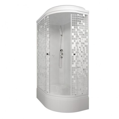 Душевая кабина Тритон Коралл Щ0000061819 120х80 четверть круга с крышей ориентация левая - фото 2
