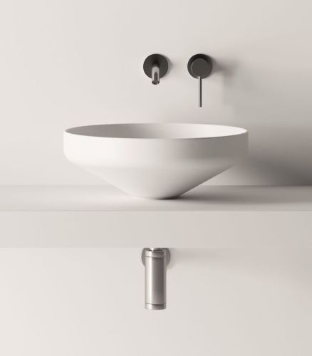 Раковина керамическая Alice Equilibrium 35100101 40х40 накладная цвет белый - фото 3