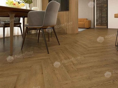 Кварцвиниловая плитка Alpine Floor Parquet LVT ECO 16-32 Дуб Селена Дуб Селена толщина 0.25 см 43 класс 590х118 - фото 3