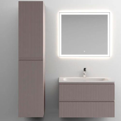 Тумба под раковину Sancos SNOB T SNT100SM 100х40 подвесная цвет бежевый - фото 4