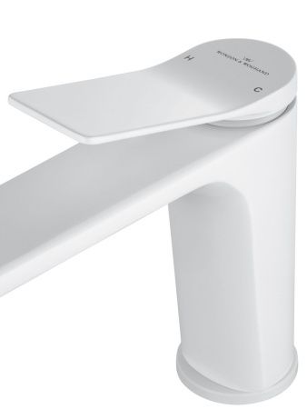 Смеситель Wonzon & Woghand WW-XH-012-MW на раковину белый