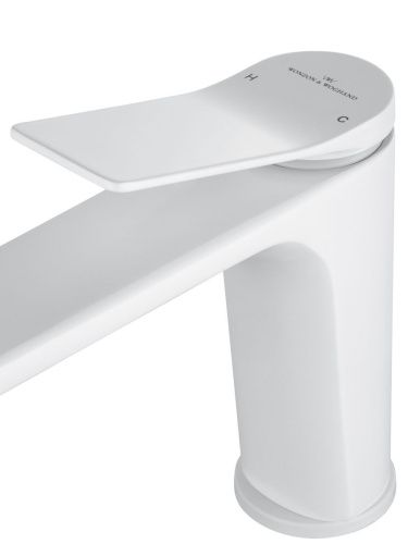 Смеситель Wonzon & Woghand WW-XH-012-MW на раковину белый - фото 4