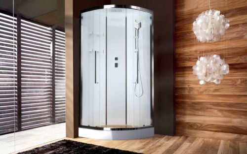 Душевая кабина Acquazzone Bogema 90 90х90 четверть круга с крышей ориентация универсальная - фото 2