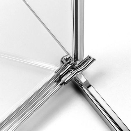 Душевая дверь New Trendy EVENTA L EXK-4452 90х200 стекло прозрачное профиль хром