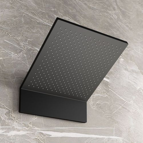 Душевая система Vincea VSFW-2F11TMB встраиваемая в стену цвет черный с термостатом - фото 4