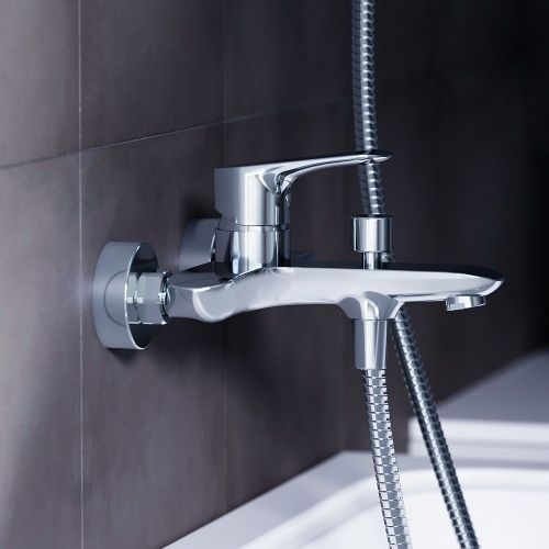 Смеситель для ванны и душа Damixa Palace Grand 461000000 настенный хром - фото 3
