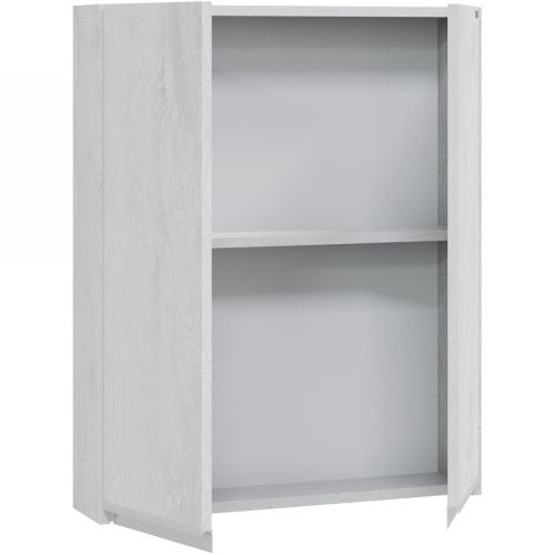 Шкаф СанТа Уран 700390 60х80 подвесной цвет серый - фото 2