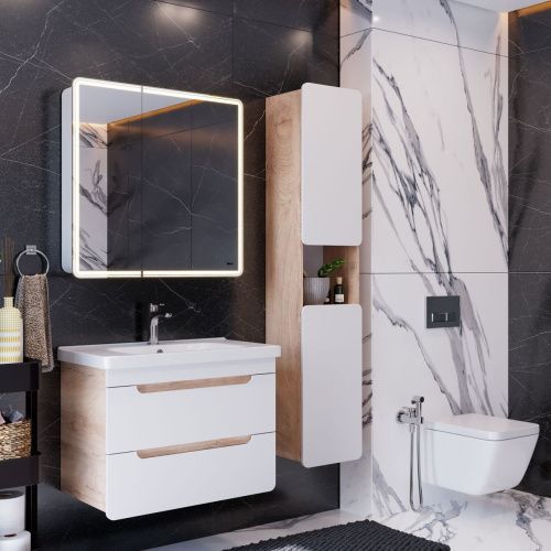 Зеркало-шкаф LeMark Element LM70ZS-E 70х80 подвесной - фото 5