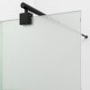 Душевая перегородка Wasserkraft Rur 30W 30W46MB-TXG 110х200 стекло текстурное профиль черный