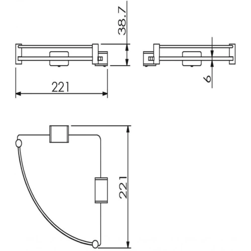 Полка Langberger VICO 11351F - фото 2