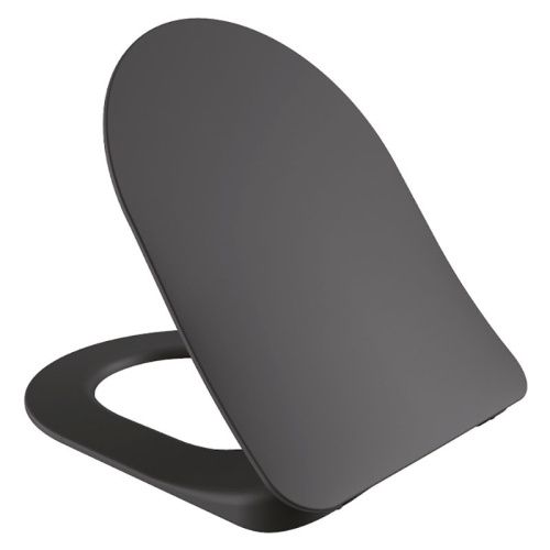 Чаша унитаза подвесная Creavit Free FE322-11AM00E-0000 цвет черный без сиденья смыв торнадо - фото 4