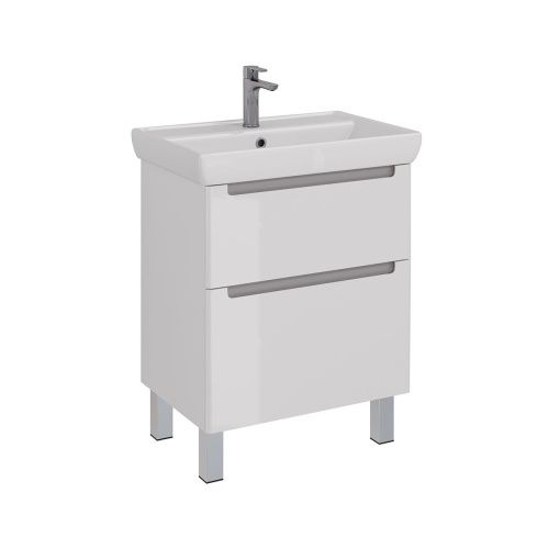 Тумба под раковину LeMark Buno LM04B70T 60х40 напольная цвет белый - фото 5