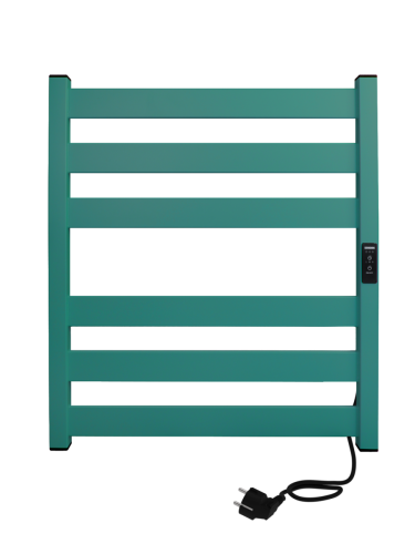 Полотенцесушитель электрический Indigo Oktava Slim 5 LСLOKS5E60-50CLRt 55х60 бирюзовый - фото 2