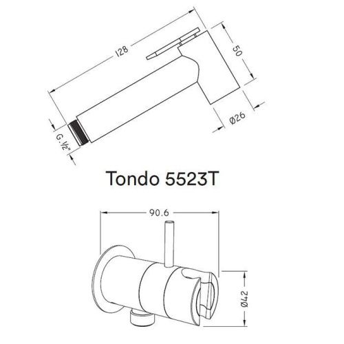 Гигиенический душ Nicolazzi Island 5523TCR хром - фото 2