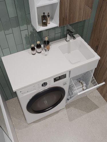 Тумба под раковину Orange Sistema ST-40TUW 40х50 цвет белый - фото 5