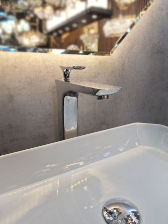 Смеситель для раковины AltroBagno Aperto AltroBagnoAperto010205Cr на столешницу хром