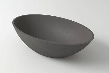 Раковина из искусственного камня Holbi DIONE 2.02.006.44.4 60х40 накладная цвет серый