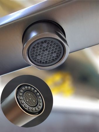 Смеситель для кухни AltroBagno Flusso AltroBagnoFlusso050203GM на мойку оружейная сталь